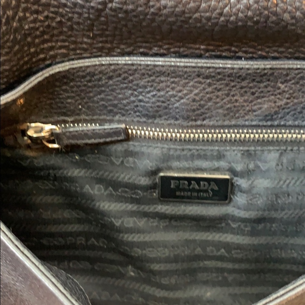 Vintage Prada Leather Milano Dal 1913 Bar Bag - Picture 7 of 13